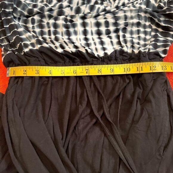 Venus Tie Dye black pockets jumpsuit.Size S - Picture 14 of 15